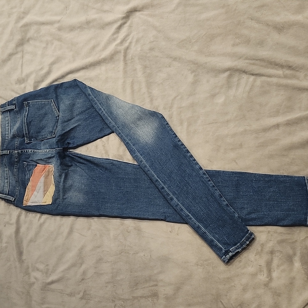 Frame Denin Skiiny Stretch  Blue Jeans Size 24